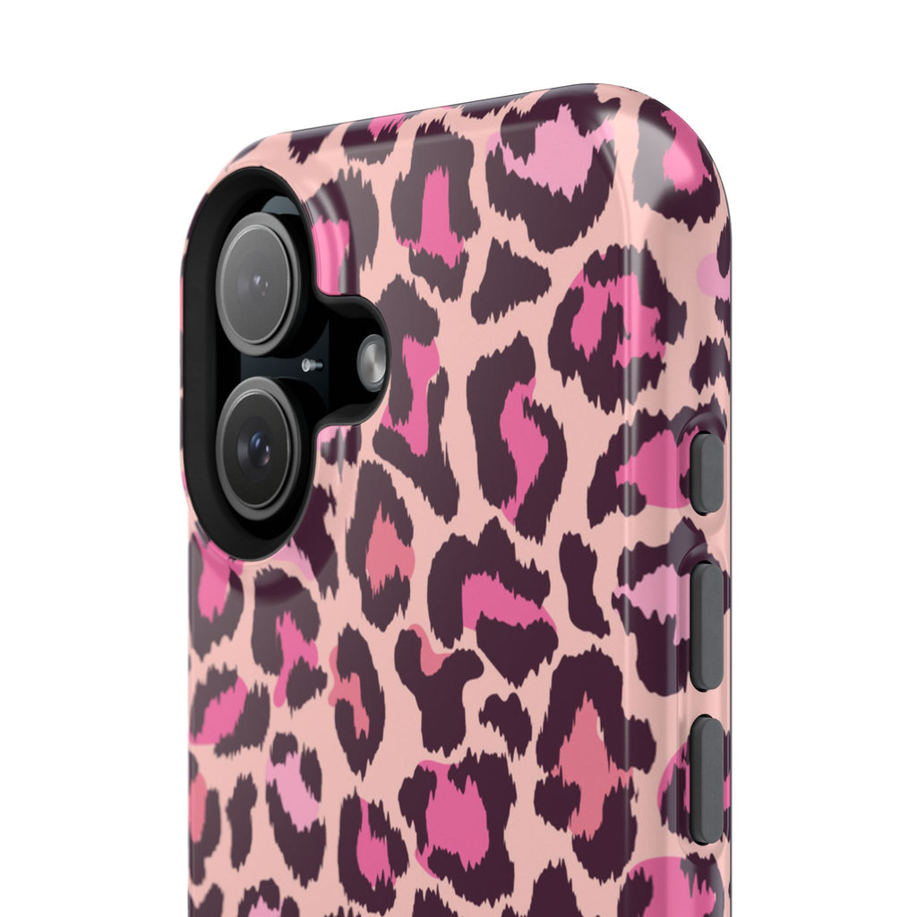 Pink Leopard Tough iPhone Case