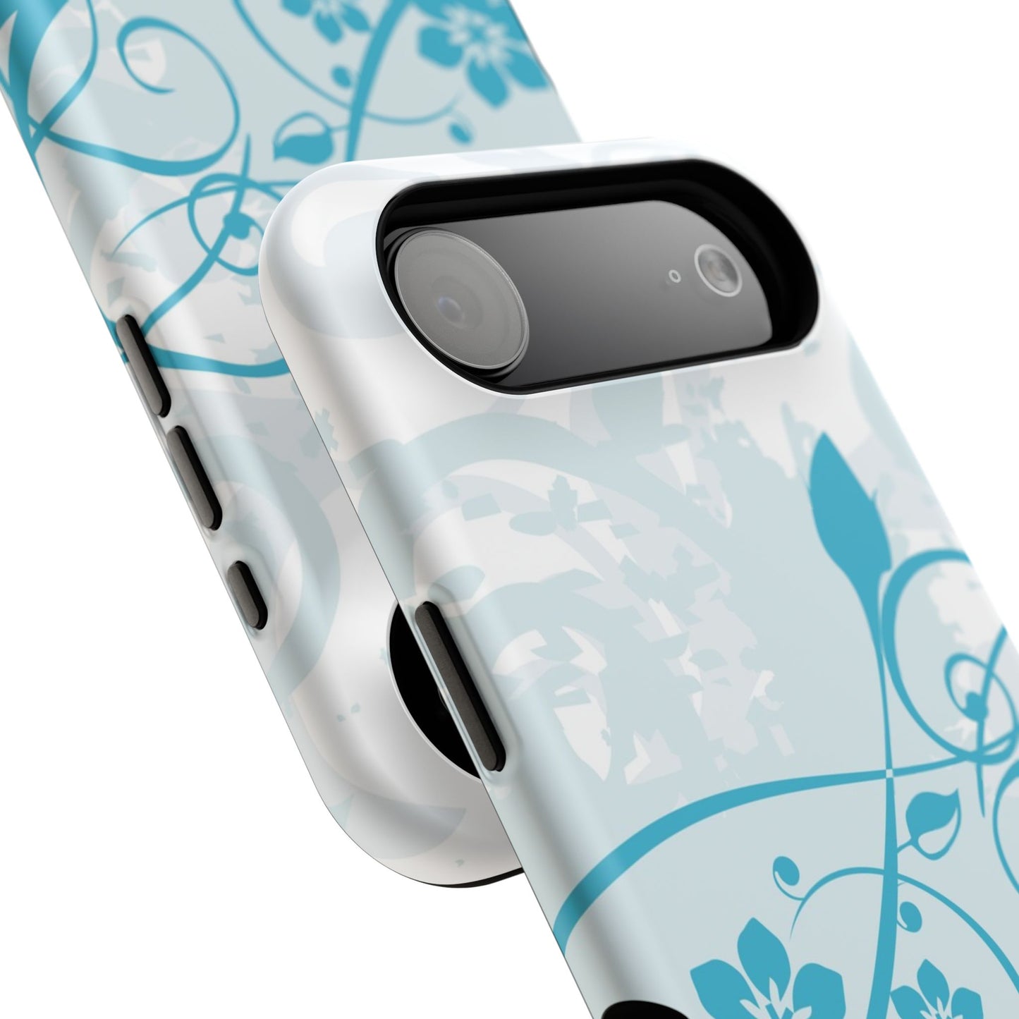 Blue Bloom Tough iPhone Case