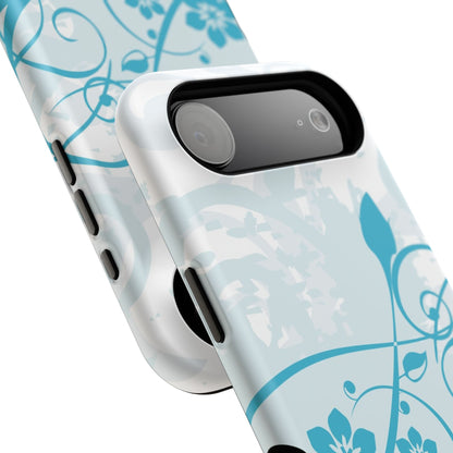 Blue Bloom Tough iPhone Case