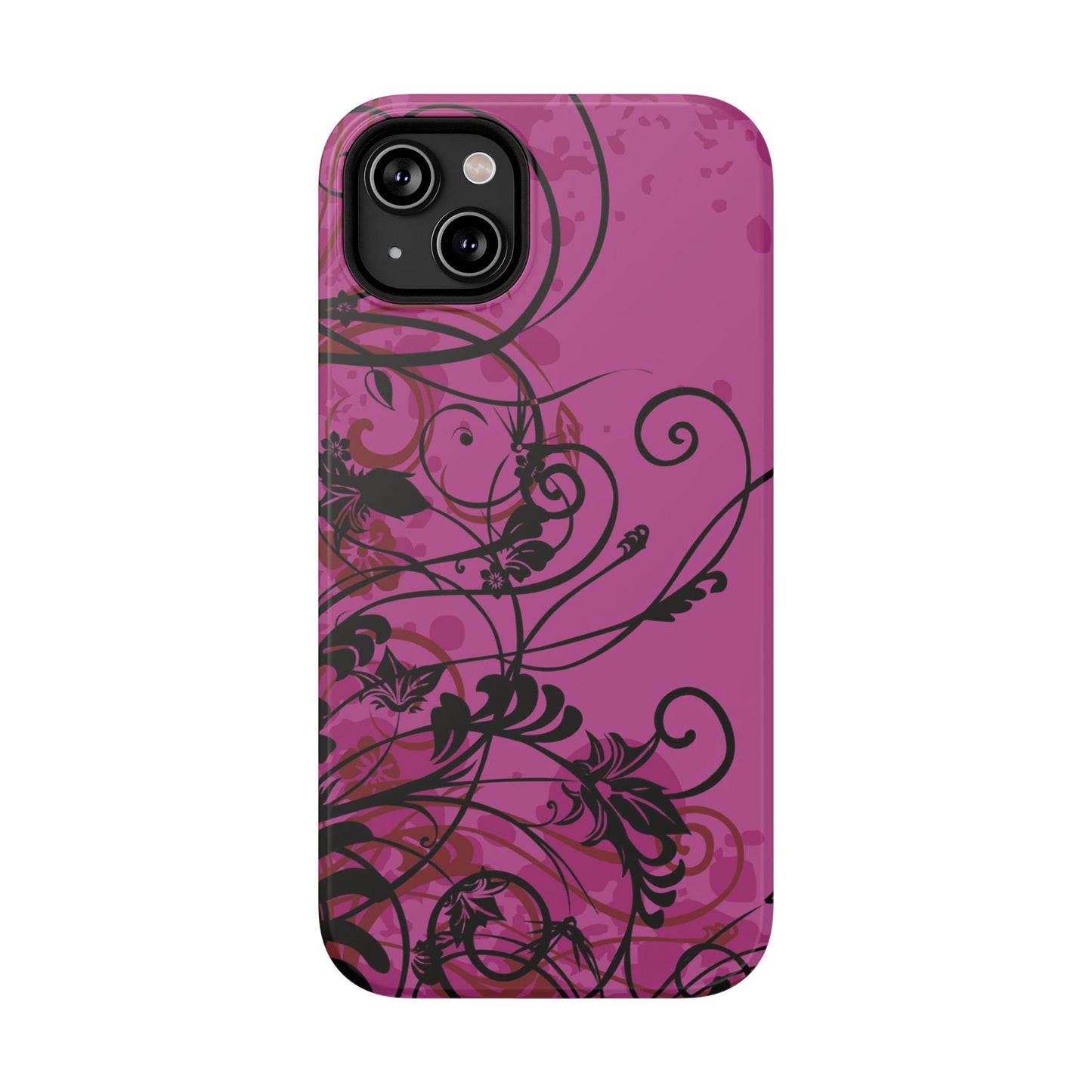 Midnight Petals Tough iPhone Case