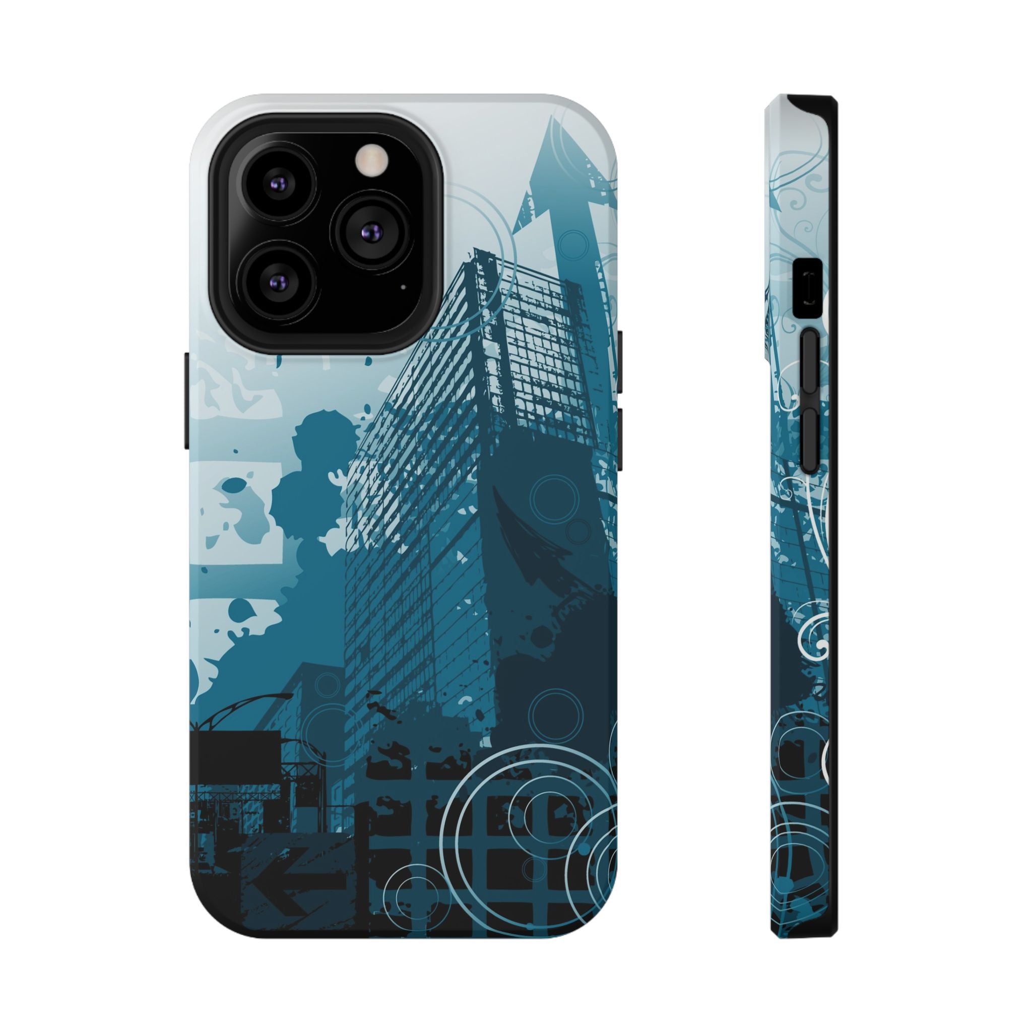 Blue Noise Tough iPhone Case