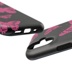 Pink Butterflies Tough iPhone Case