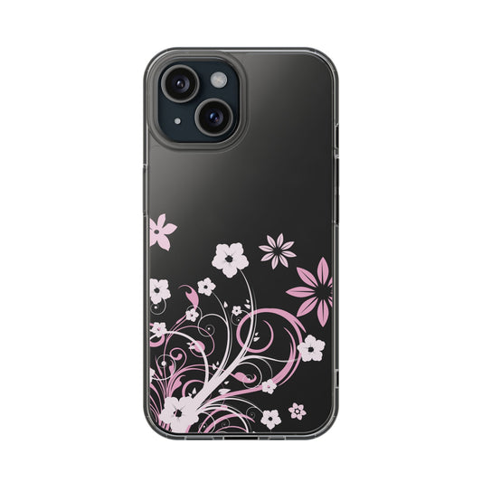 Rose Clear Phone Case