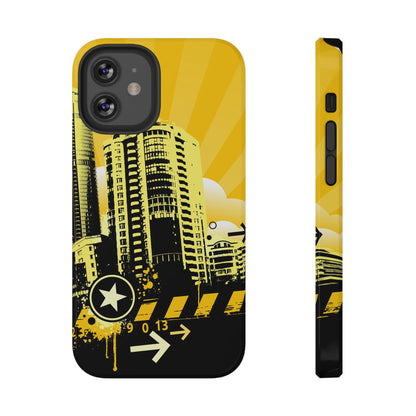 Yellow City Tough iPhone Case