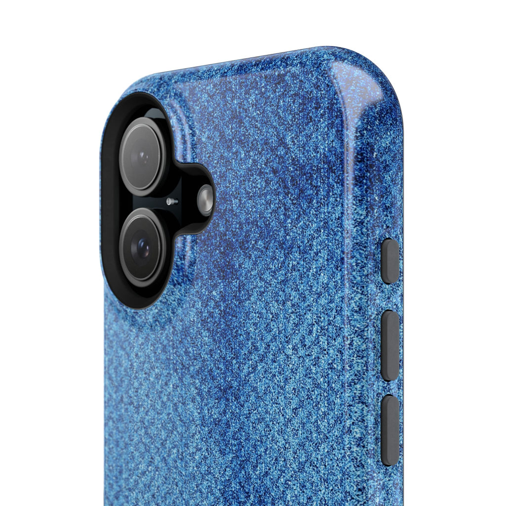 Blue Denim Tough iPhone Case