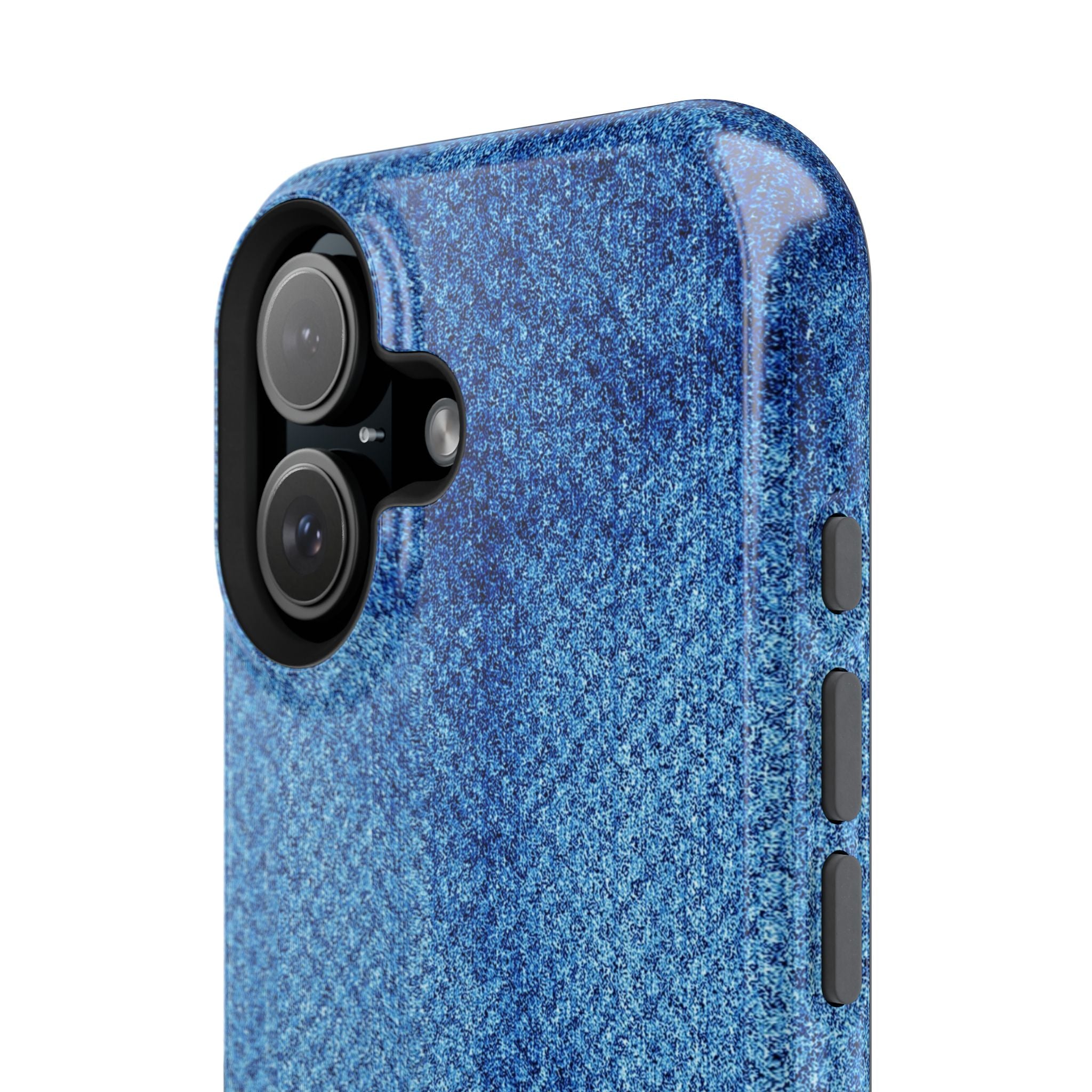 Blue Denim Tough iPhone Case