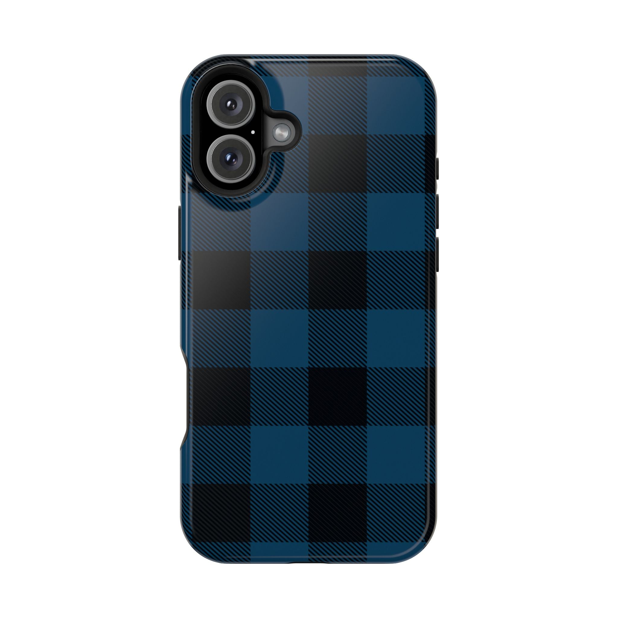 Blue Flannel Tough iPhone Case