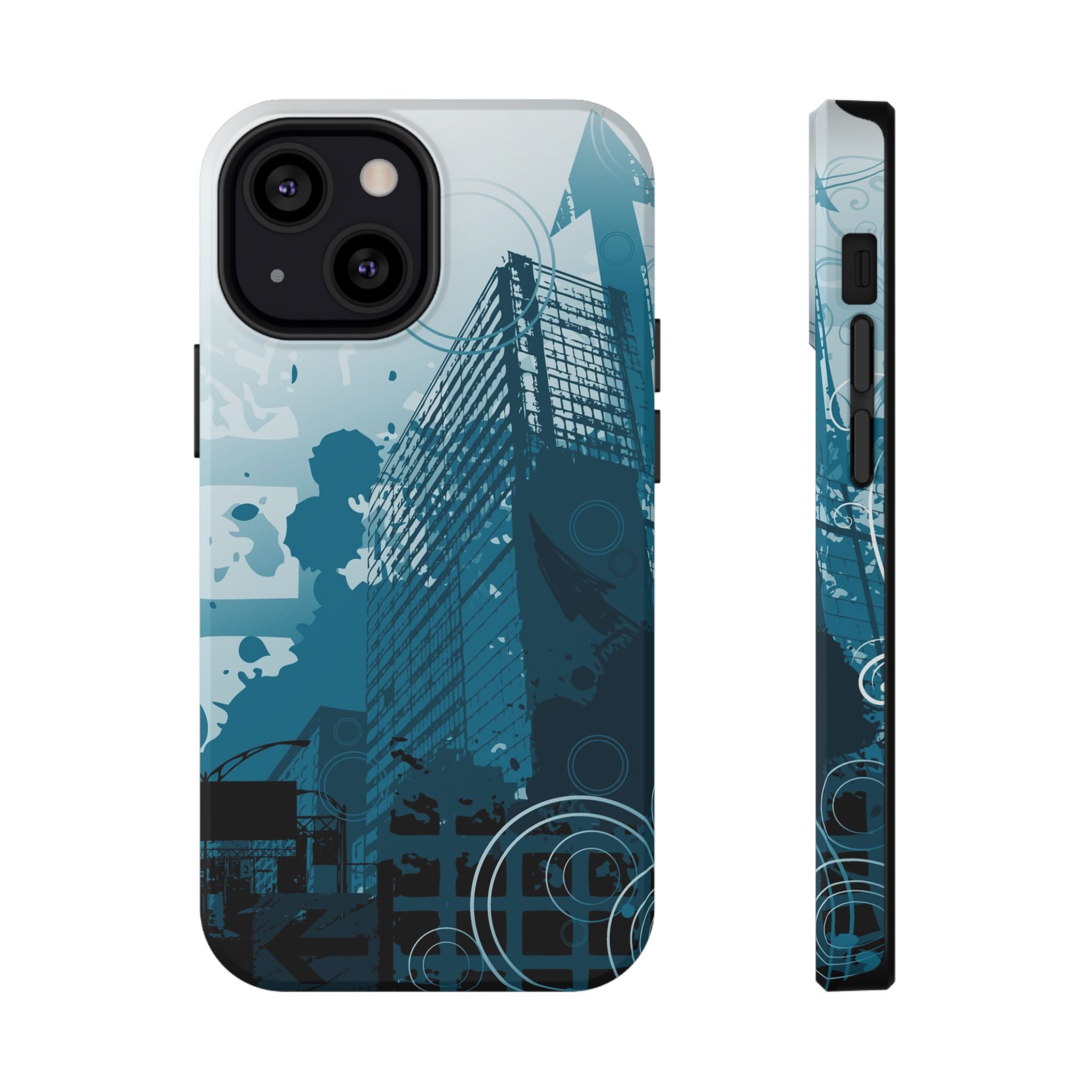 Blue Noise Tough iPhone Case