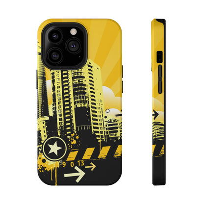 Yellow City Tough iPhone Case