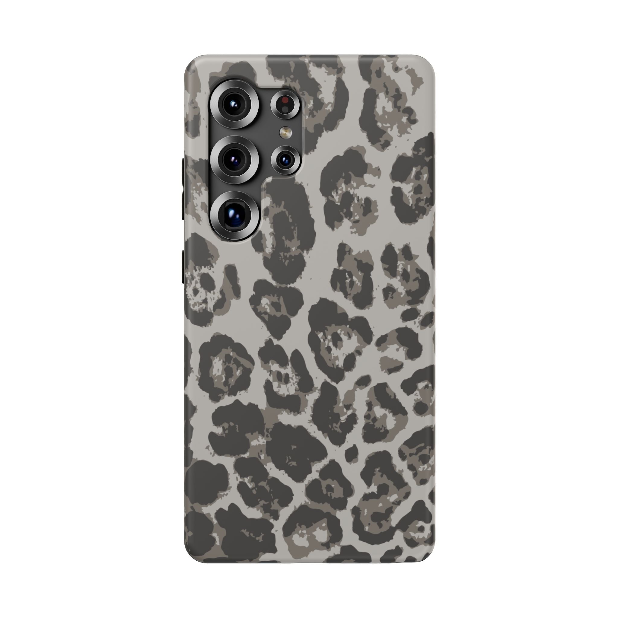 Grey Leopard Tough Samsung Case