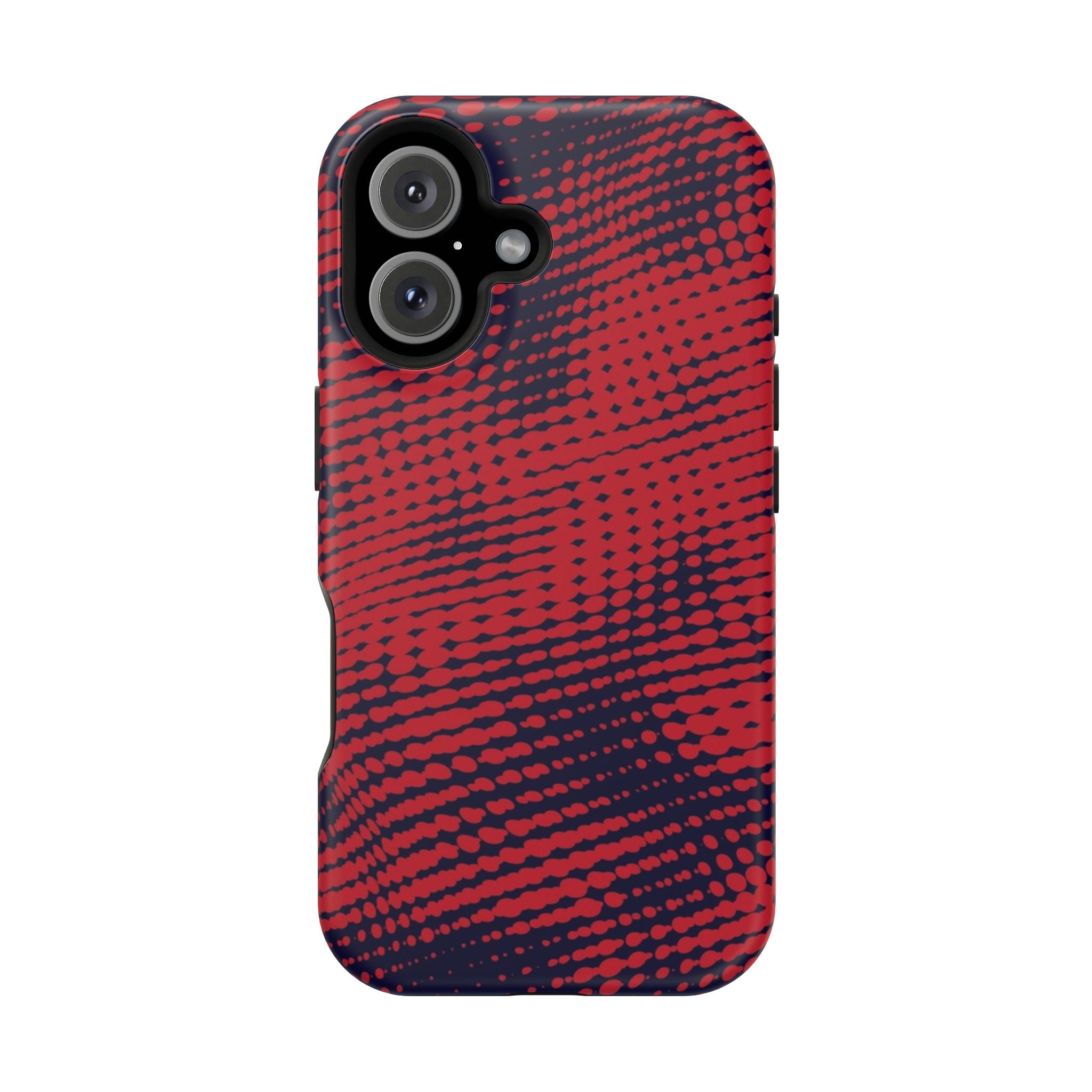 Red Static Tough iPhone Case