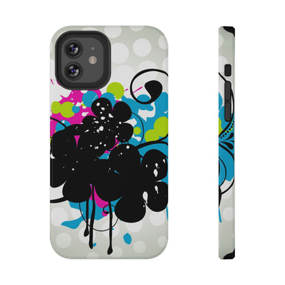 Electric Bloom Tough iPhone Case