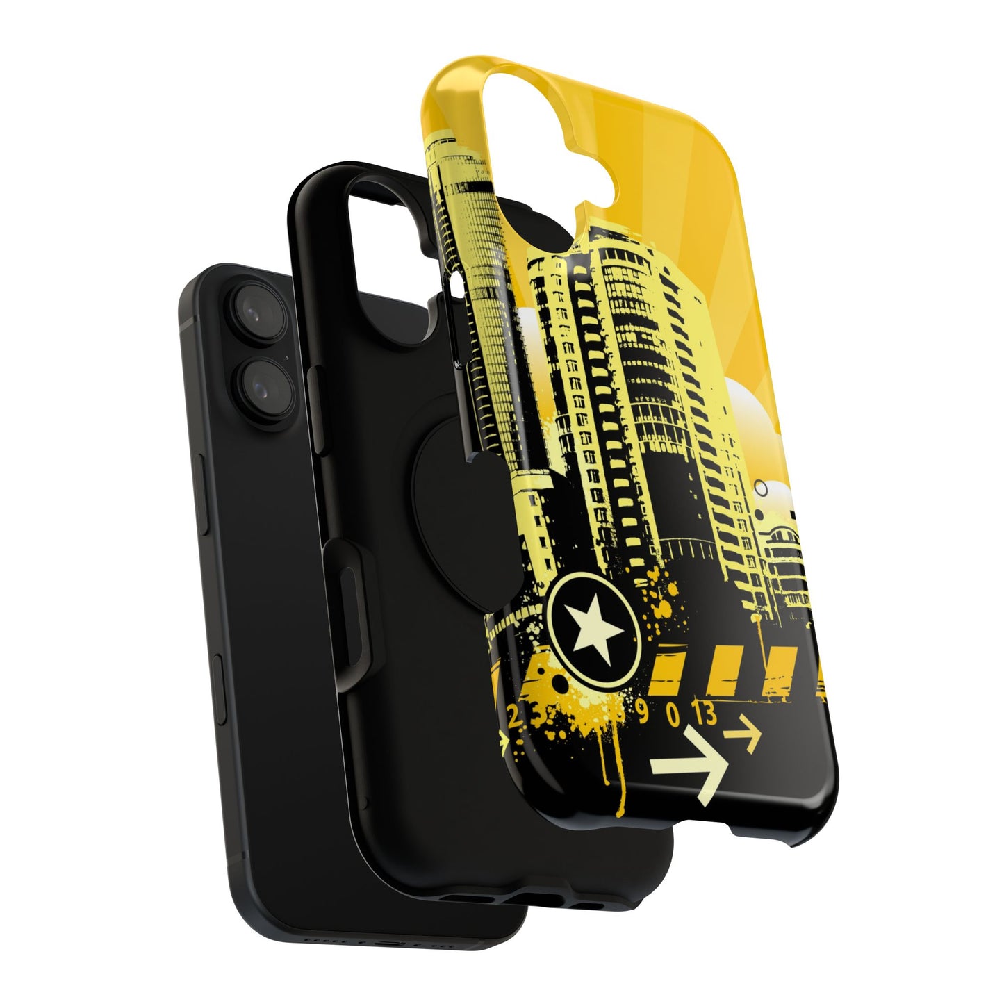Yellow City Tough iPhone Case