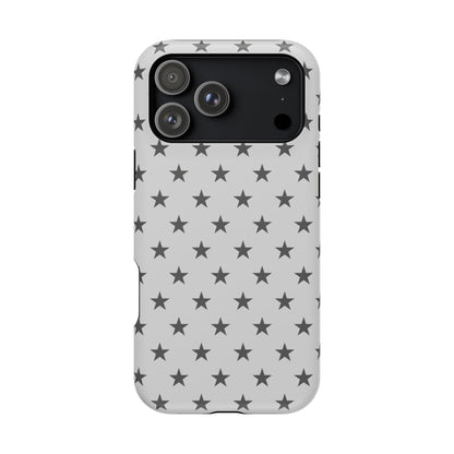 Grey Stars MagSafe Tough iPhone Case