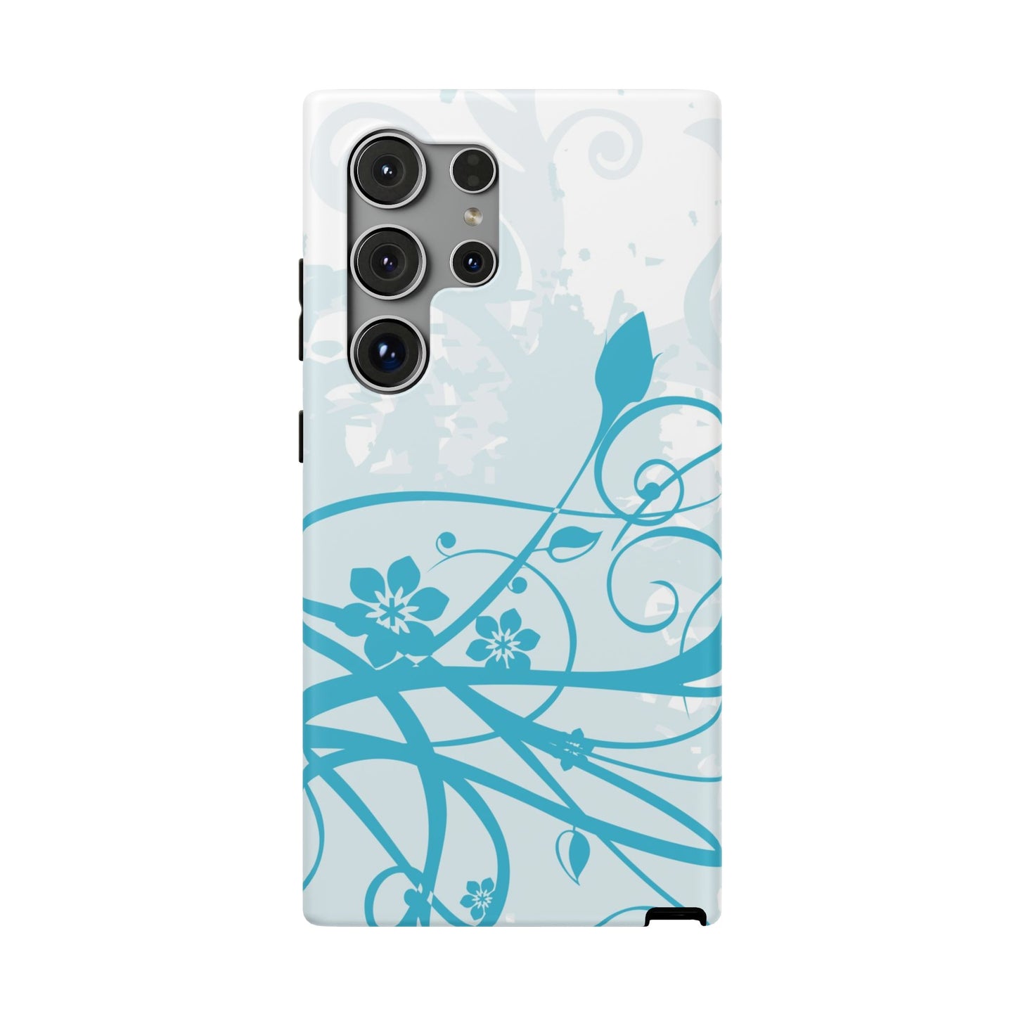 Blue Bloom Tough Samsung Case