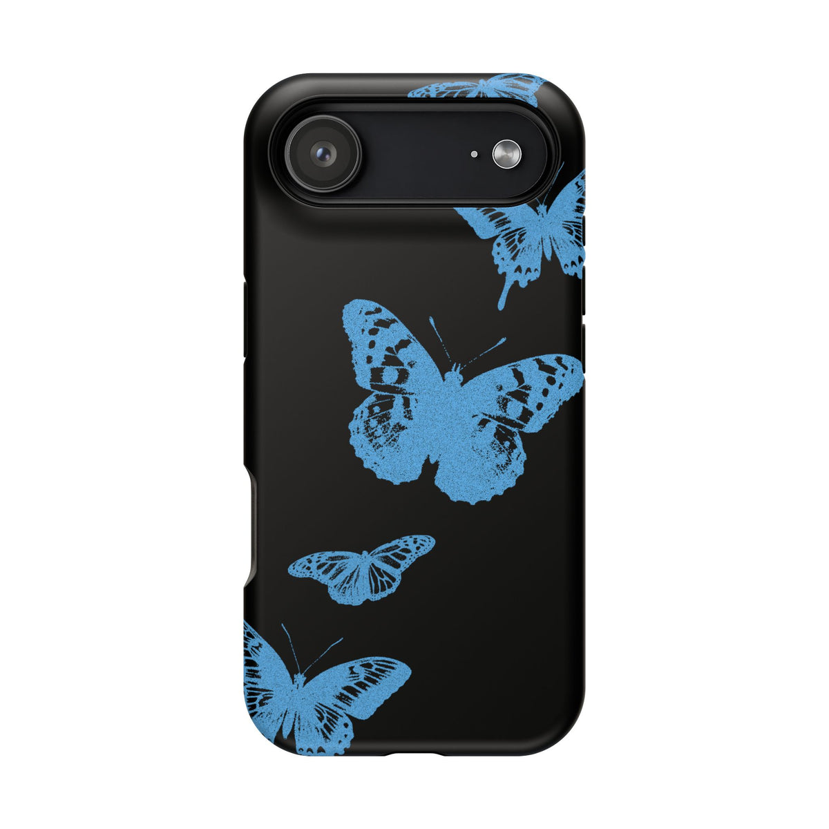 Blue Butterflies Tough iPhone Case