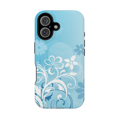 Blue Mood Tough iPhone Case