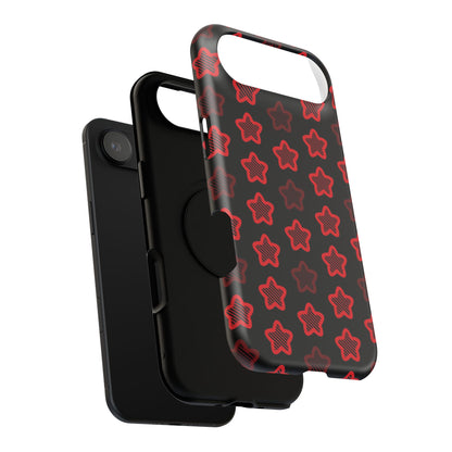 Red Stars Tough iPhone Case