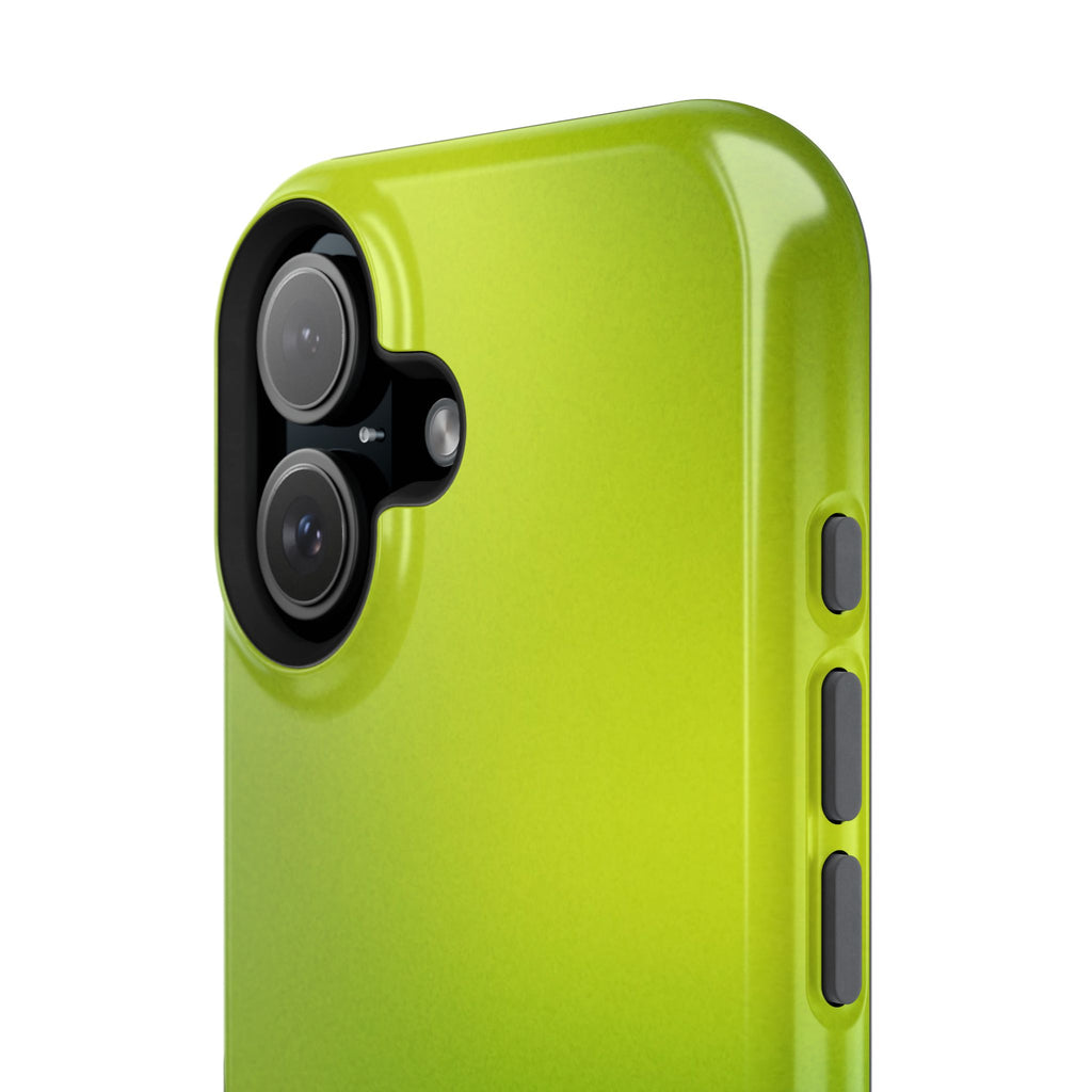 Lime Glow Tough iPhone Case