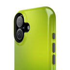 Lime Glow Tough iPhone Case