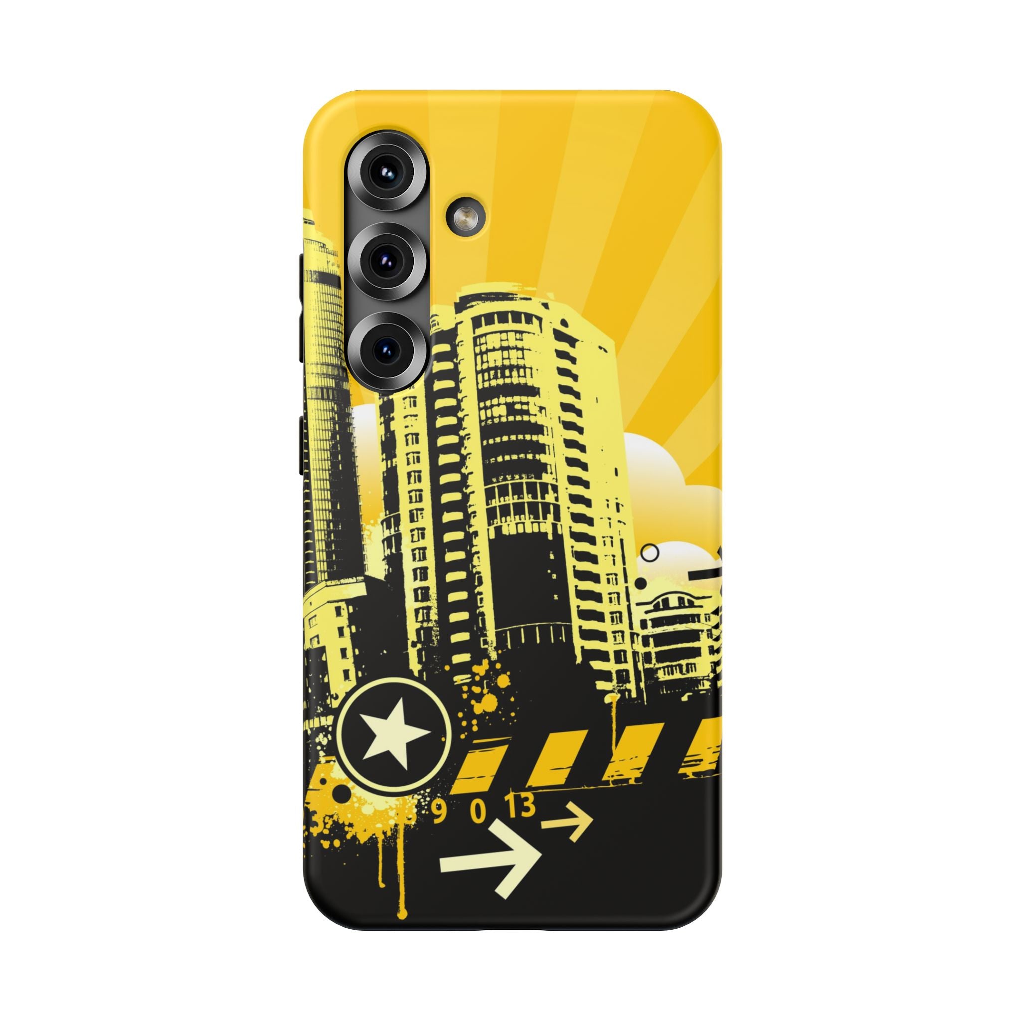 Yellow City Tough Samsung Case