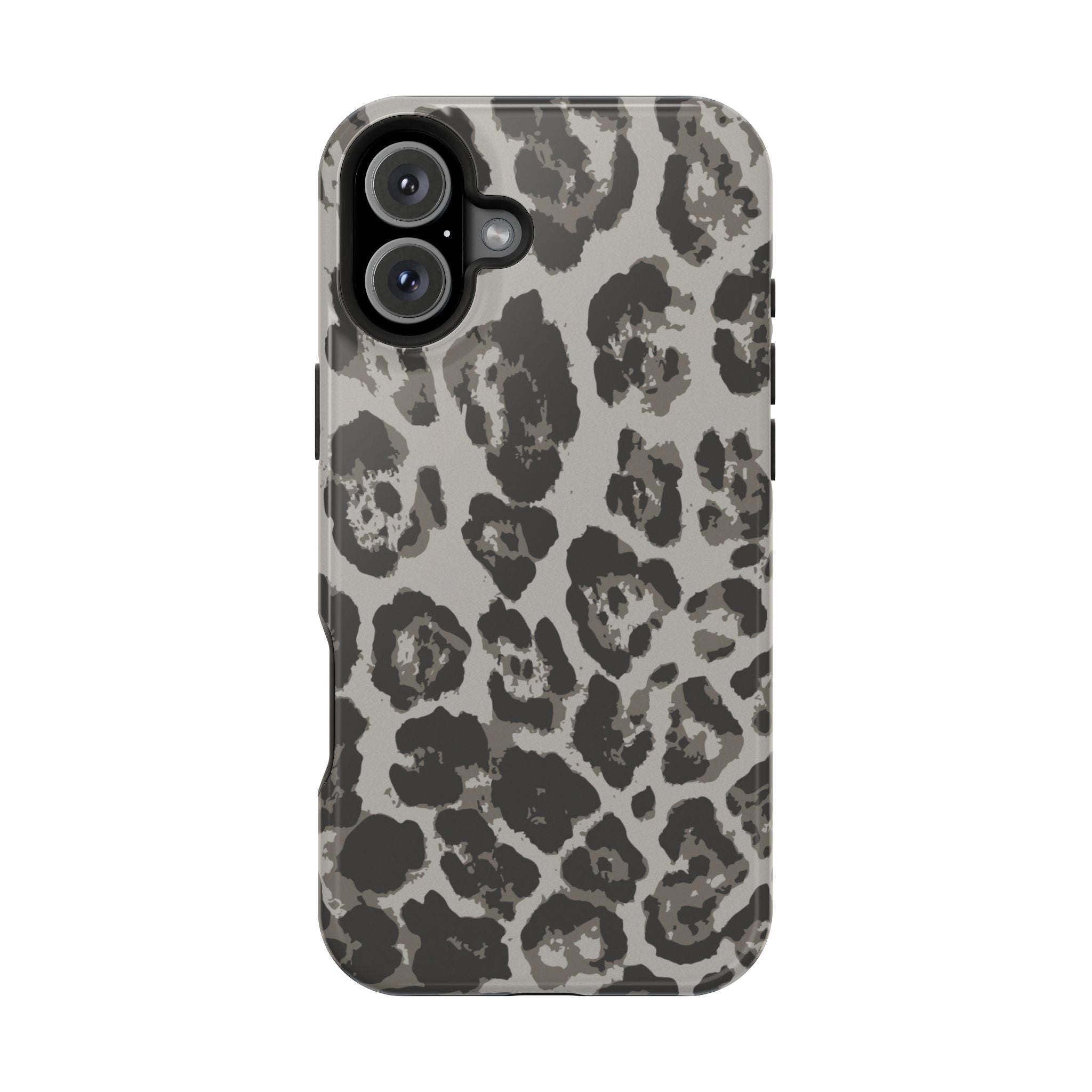 Grey Leopard Tough iPhone Case