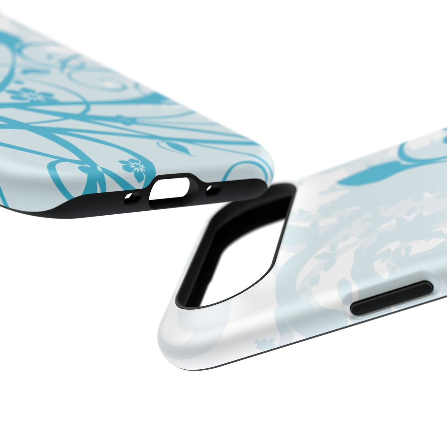 Blue Bloom Tough iPhone Case