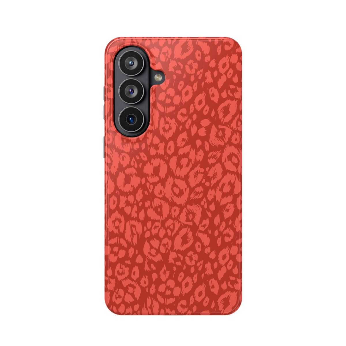 Red Leopard Tough Samsung Case