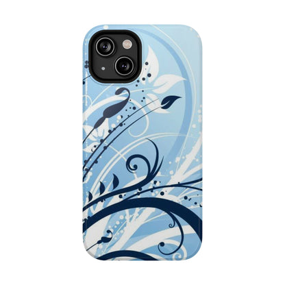 Bloom in Blue Tough iPhone Case