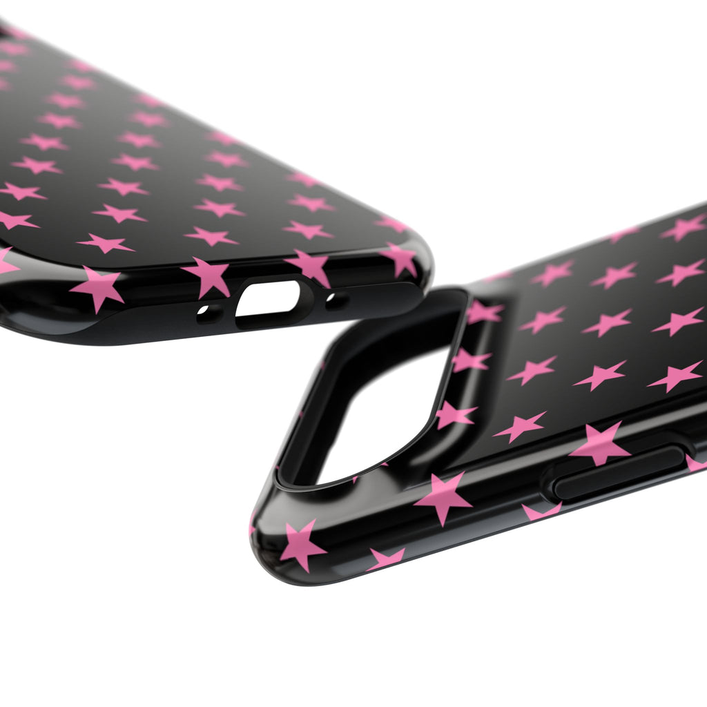 Pink Stars Tough iPhone Case