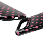 Pink Stars Tough iPhone Case