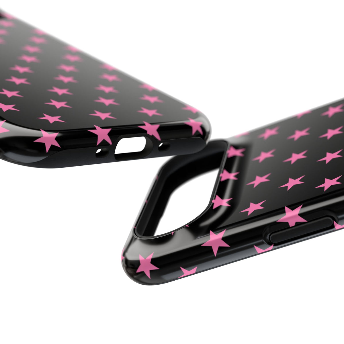 Pink Stars Tough iPhone Case