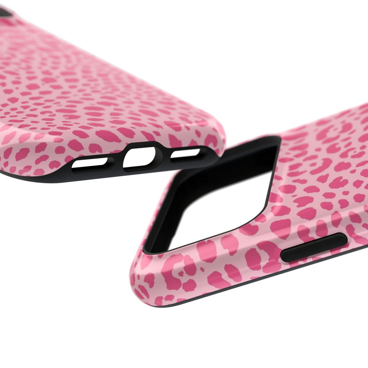 Light Pink Leopard MagSafe Tough iPhone Case
