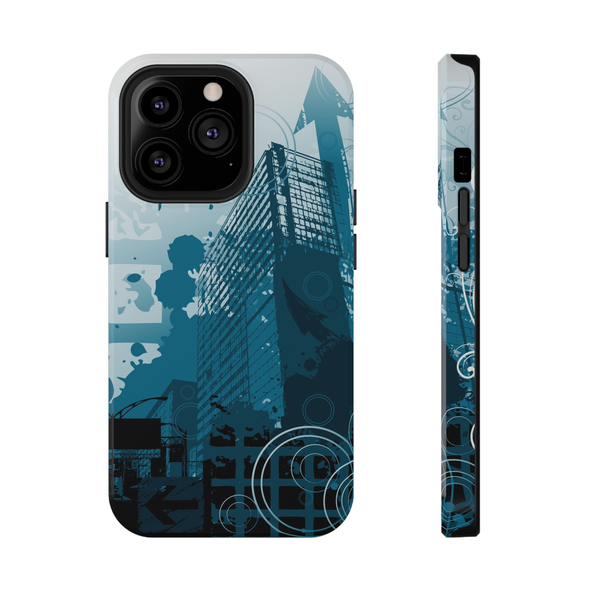 Blue Noise Tough iPhone Case