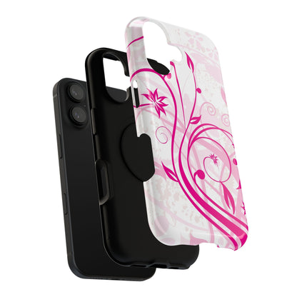 Flora Fuchsia Tough iPhone Case