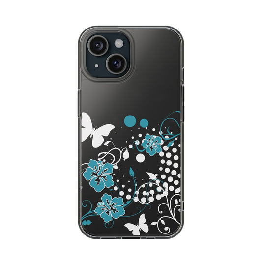 Ocean Bloom Clear Phone Case