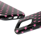 Pink Stars Tough iPhone Case