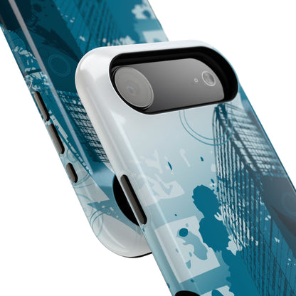 City Blue Tough iPhone Case