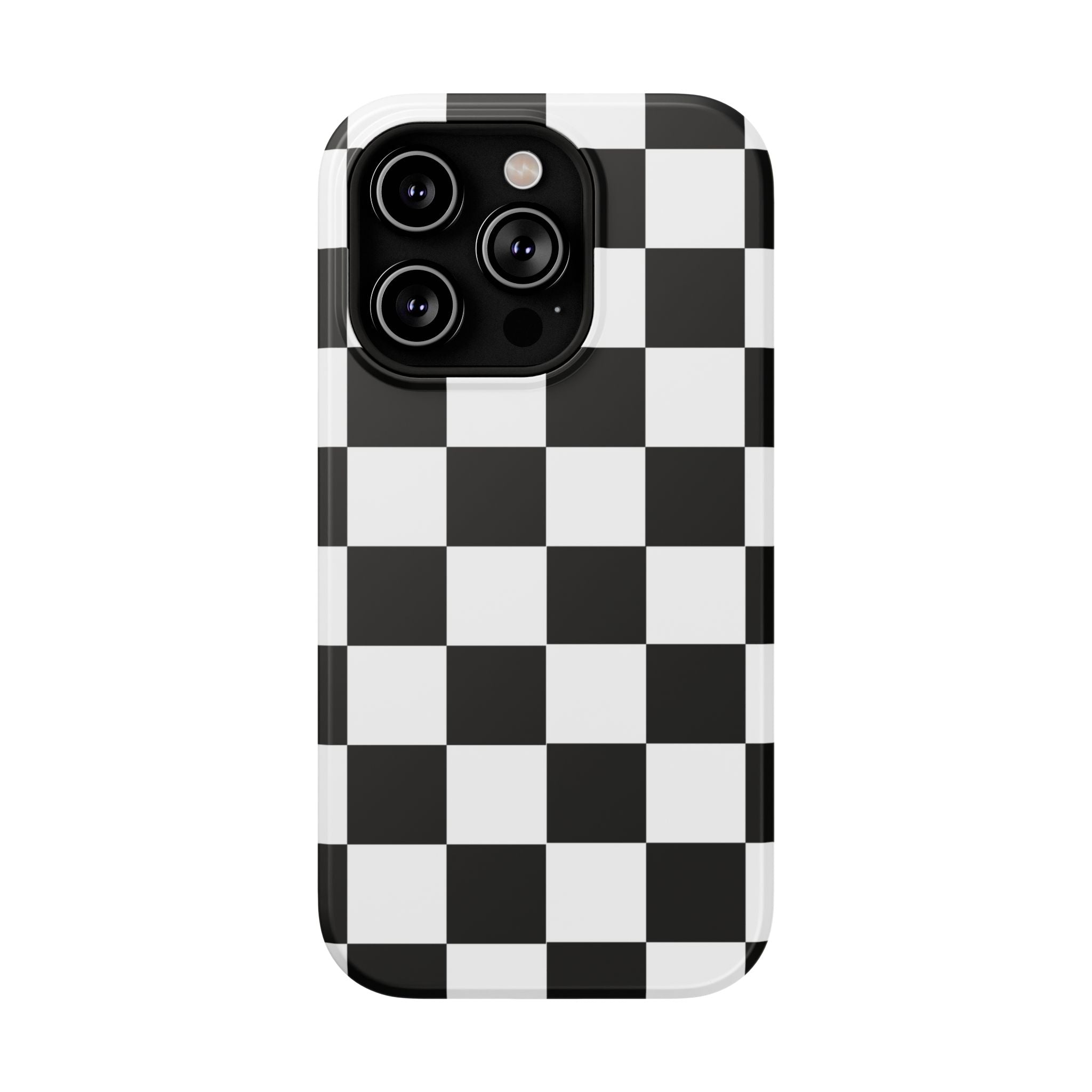Black Grid Tough iPhone Case