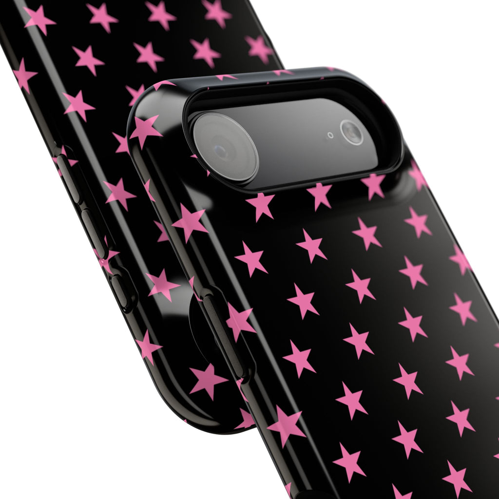 Pink Stars Tough iPhone Case