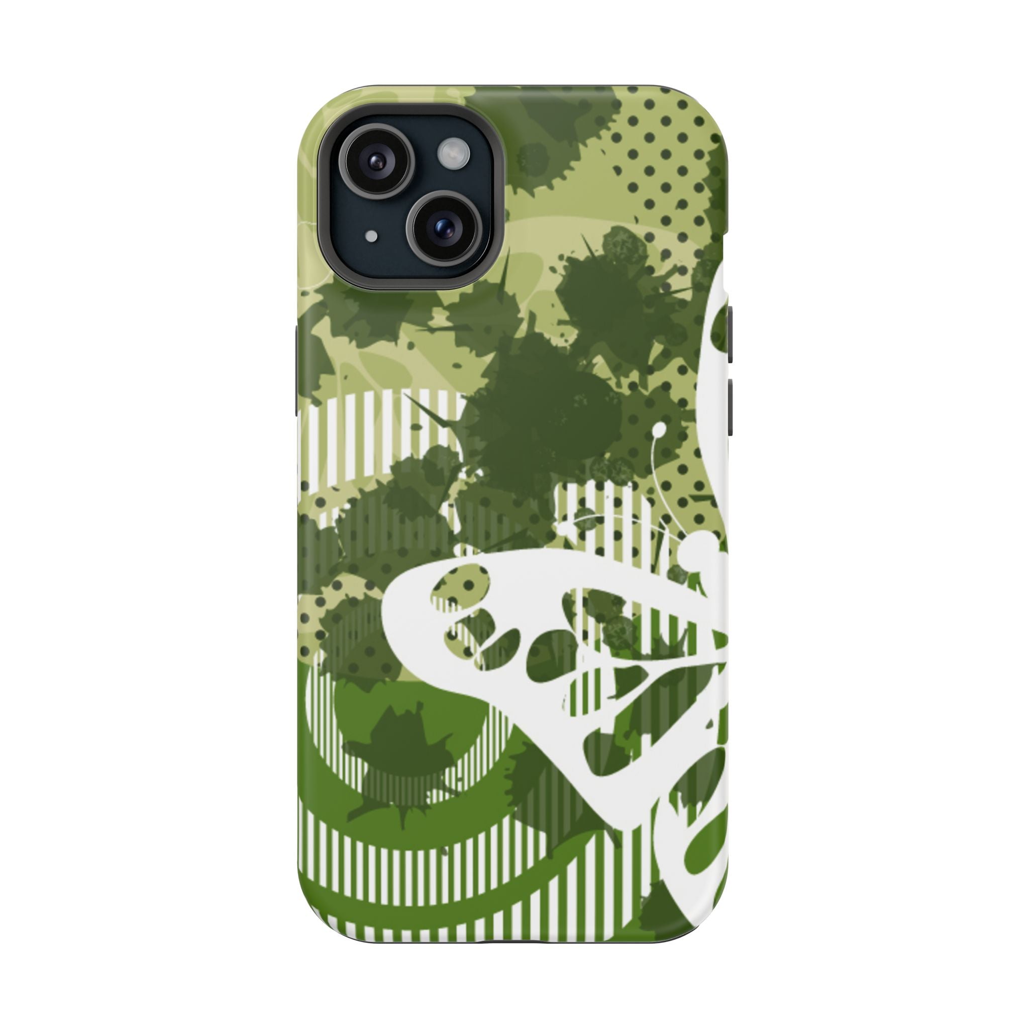 Green Echo Tough iPhone Case