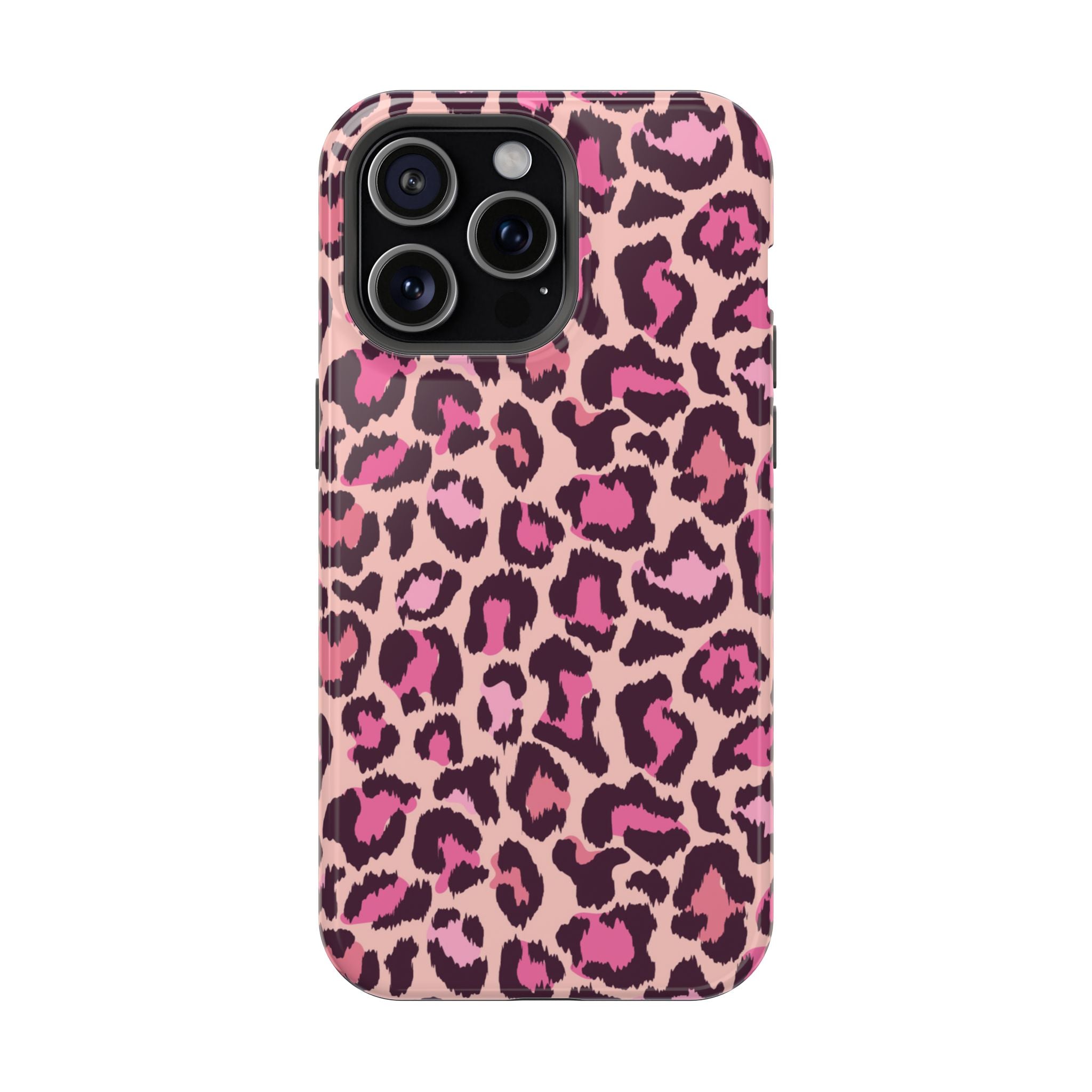 Pink Leopard Tough iPhone Case