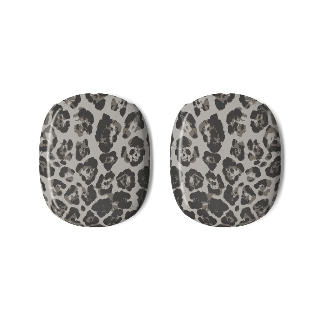Grey Leopard AirPods Max Shell Case