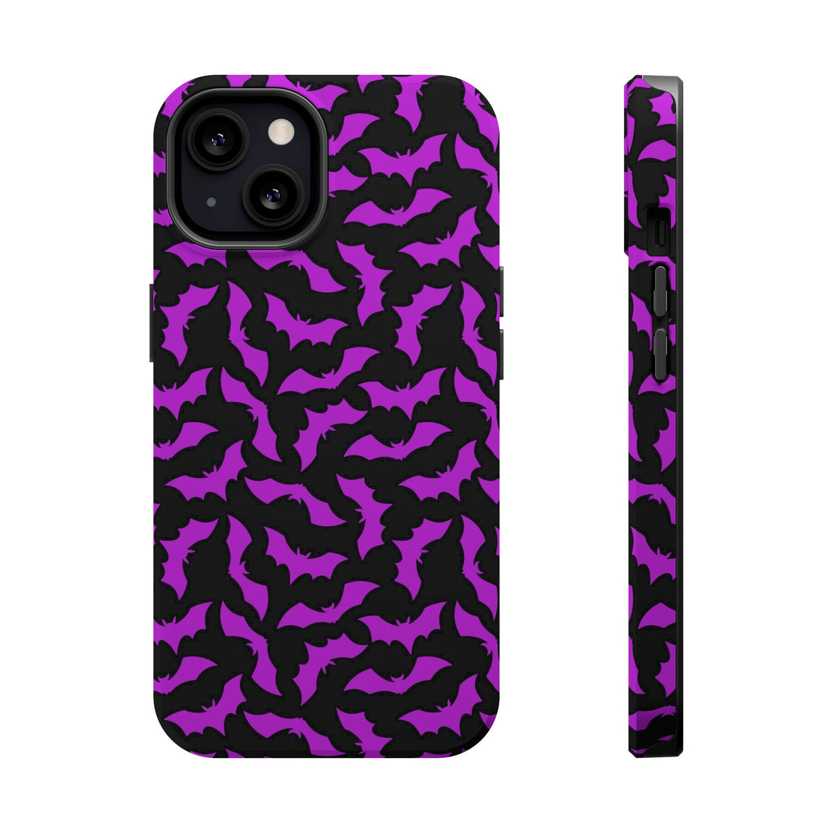 Purple Bats MagSafe Tough iPhone Case