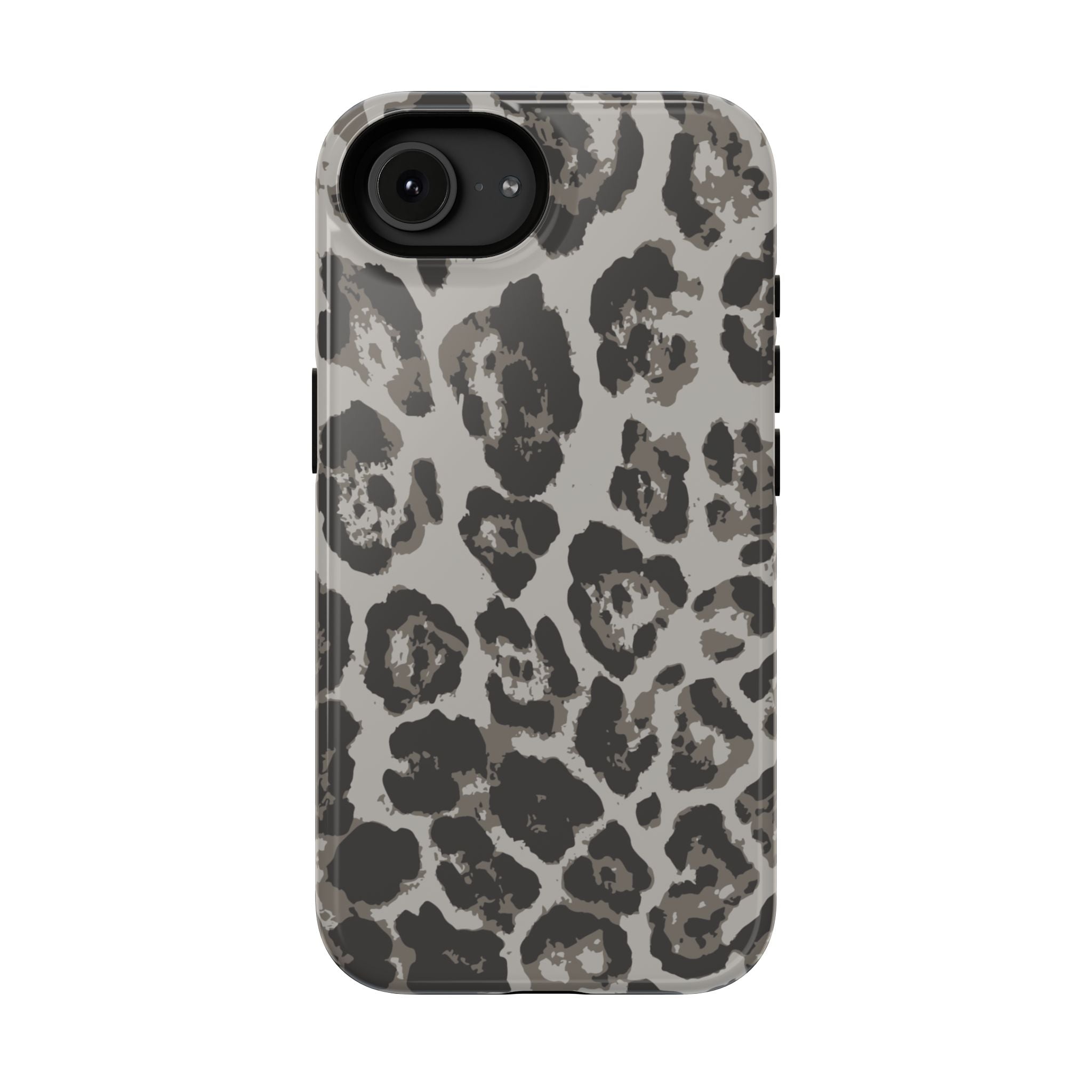 Grey Leopard Tough iPhone Case