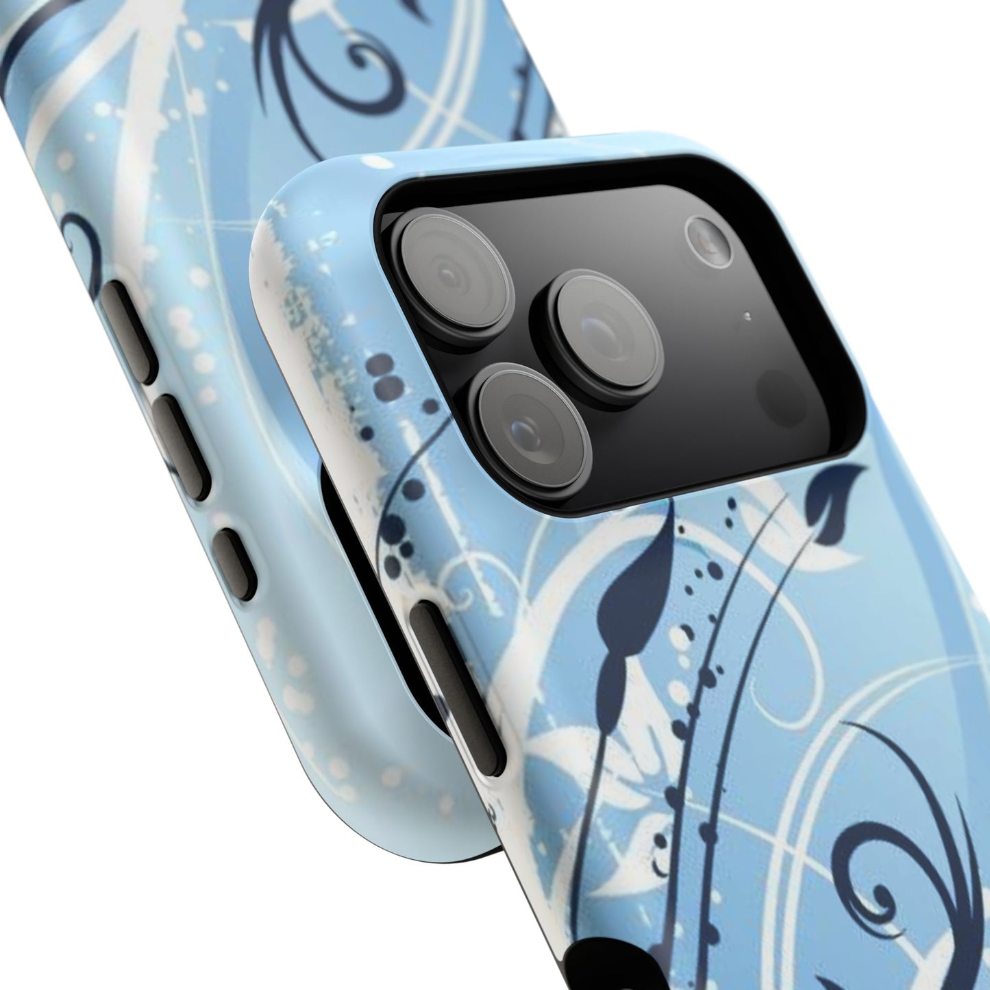 Bloom in Blue Tough iPhone Case