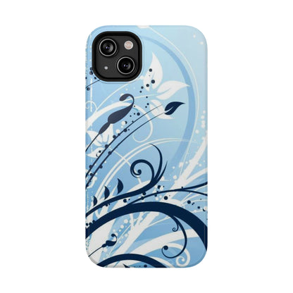 Bloom in Blue Tough iPhone Case