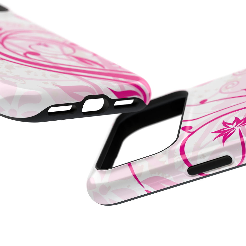 Flora Fuchsia Tough iPhone Case