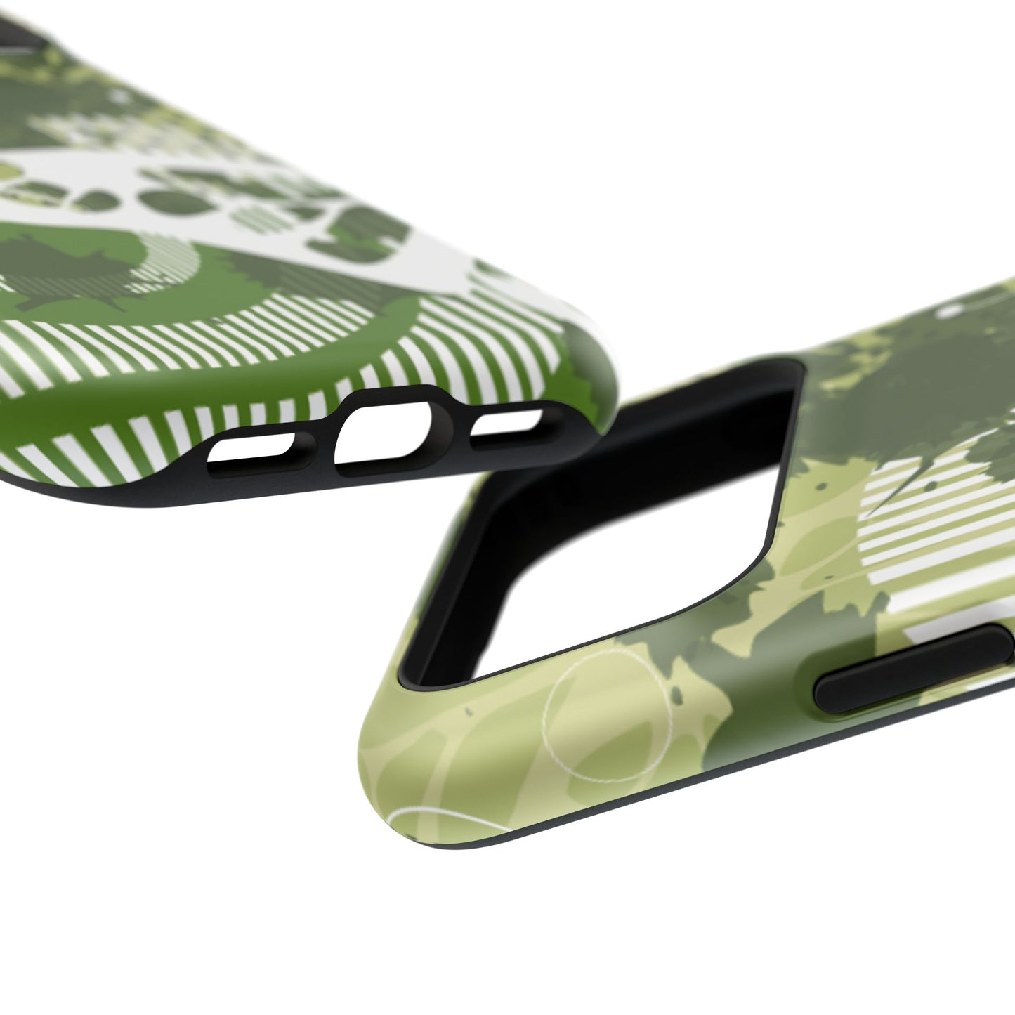 Green Echo Tough iPhone Case