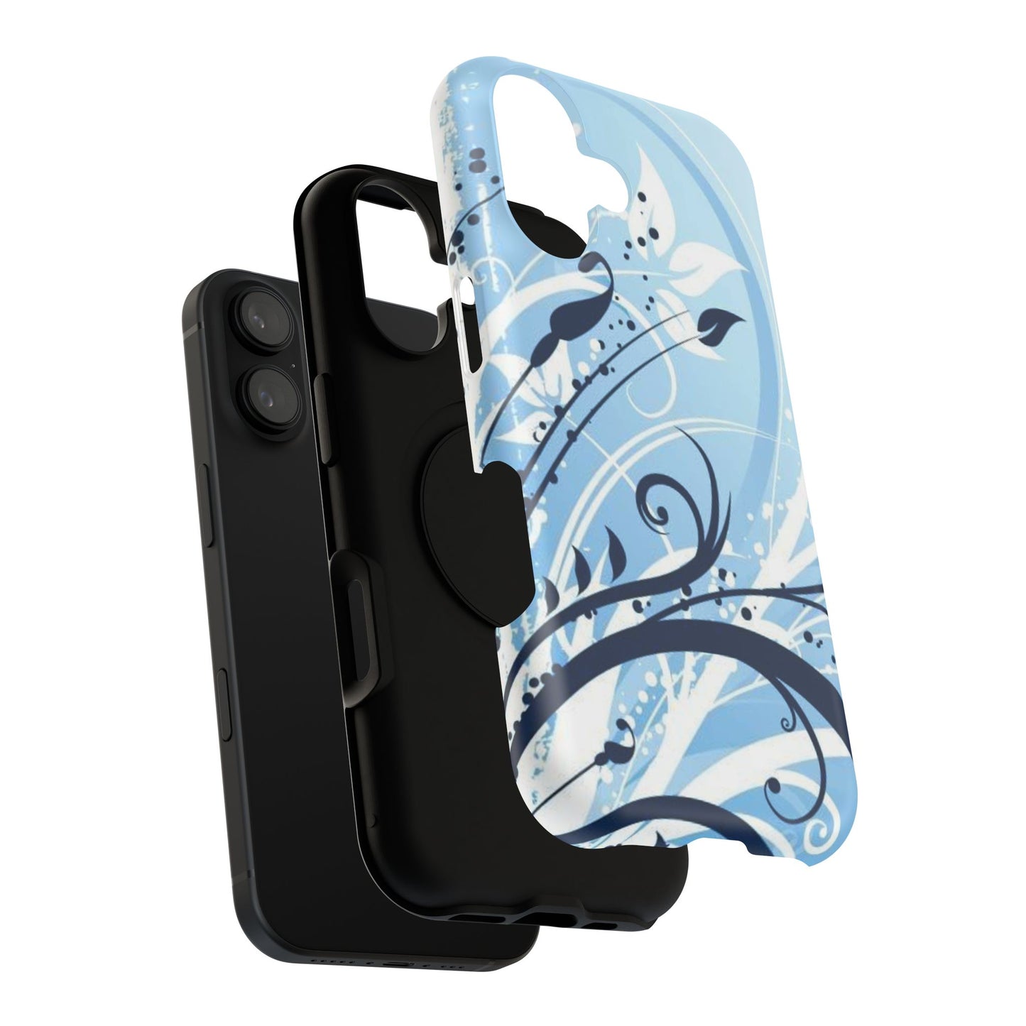 Bloom in Blue Tough iPhone Case